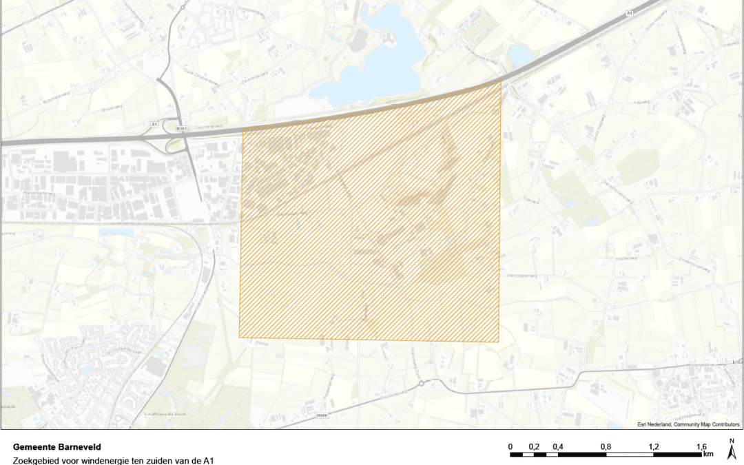 Zuidkant A1 momenteel de zoeklocatie